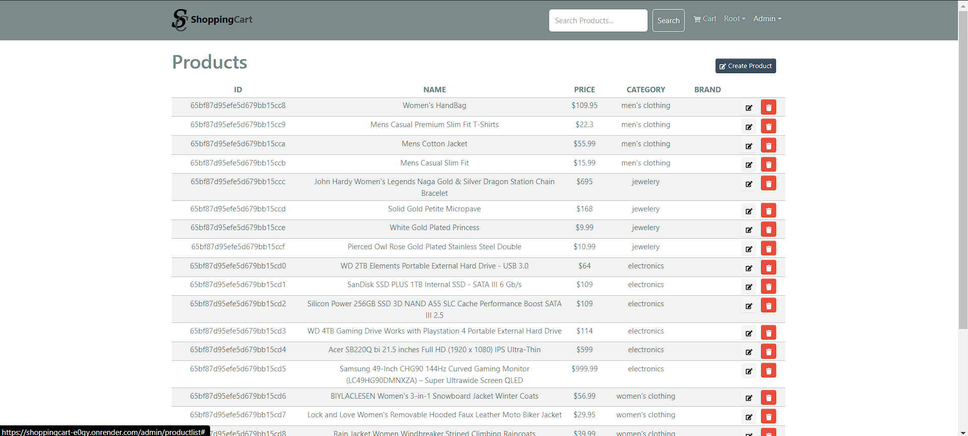 PlaceOrderScreen screenshot